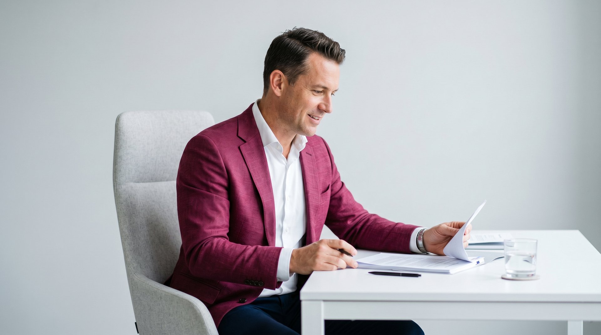 SEO Agentur Frechen – Beratungsgespräch mit professioneller Geschäftsfrau am hellen Schreibtisch