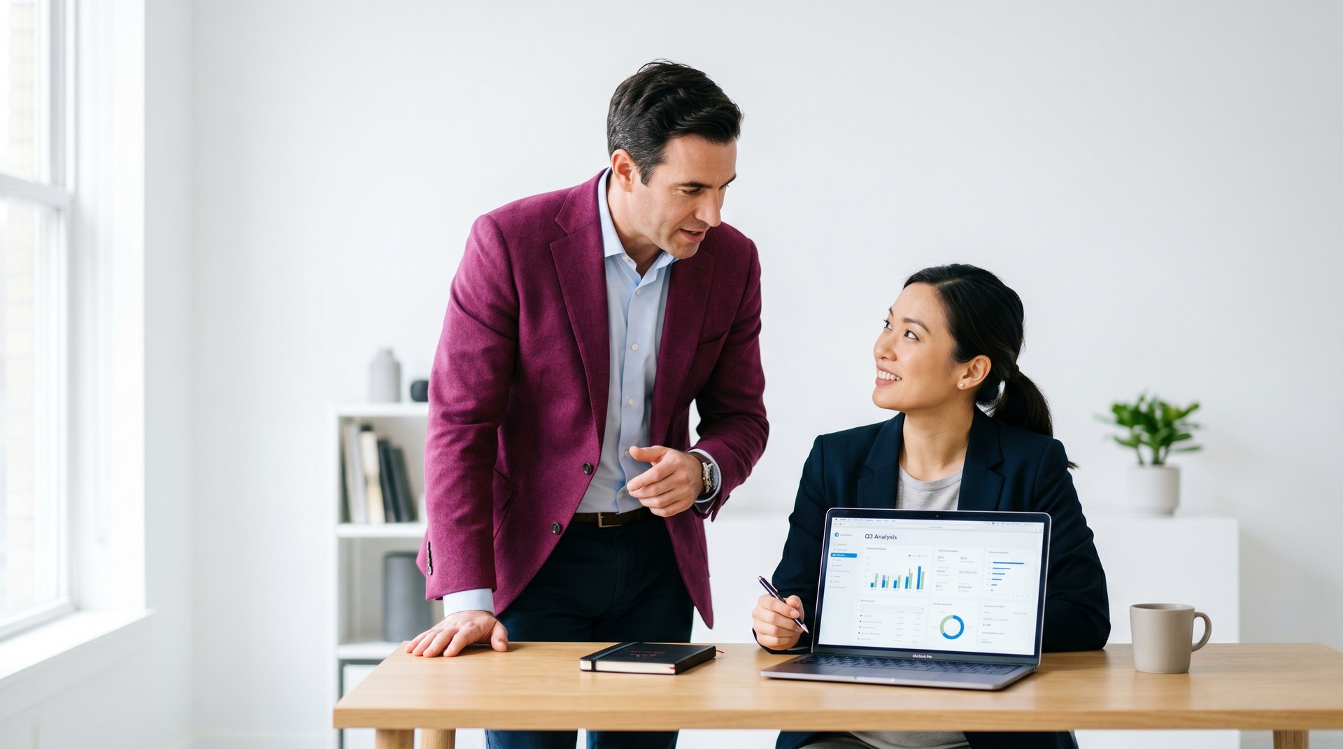 SEO-Sparringspartner im strategischen Gespräch mit Unternehmer – Alternative zur klassischen SEO-Agentur